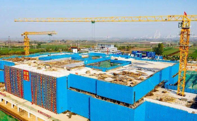 陶寺遺址博物館設計占地74.7畝，主體工程封頂