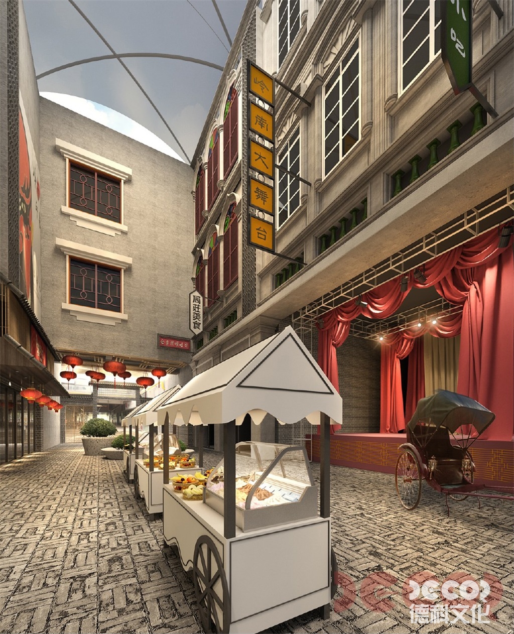 復古展館裝修的標識系統應如何設計？